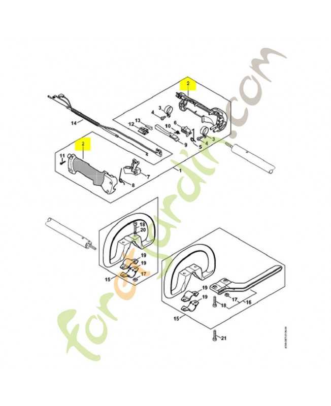 Poignee. Pièce de rechange Sithl référence 4137-790-0300 Poignee. Pièce de rechange Sithl référence 4137-790-0300