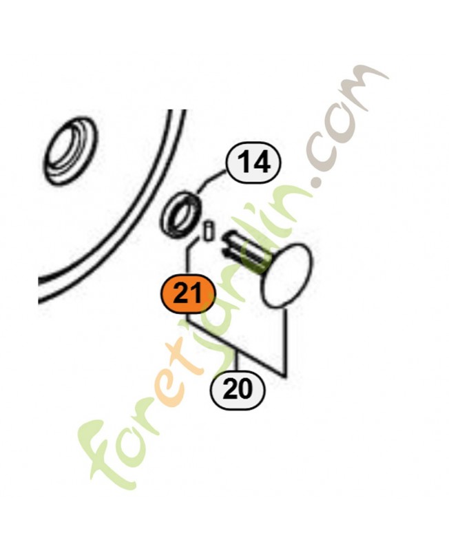 Cheville 4860-738-3400. Pièce de rechange Sithl / Vicking