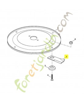 Couteau mb3r. Pièce de rechange Vicking référence 6909-702-3200