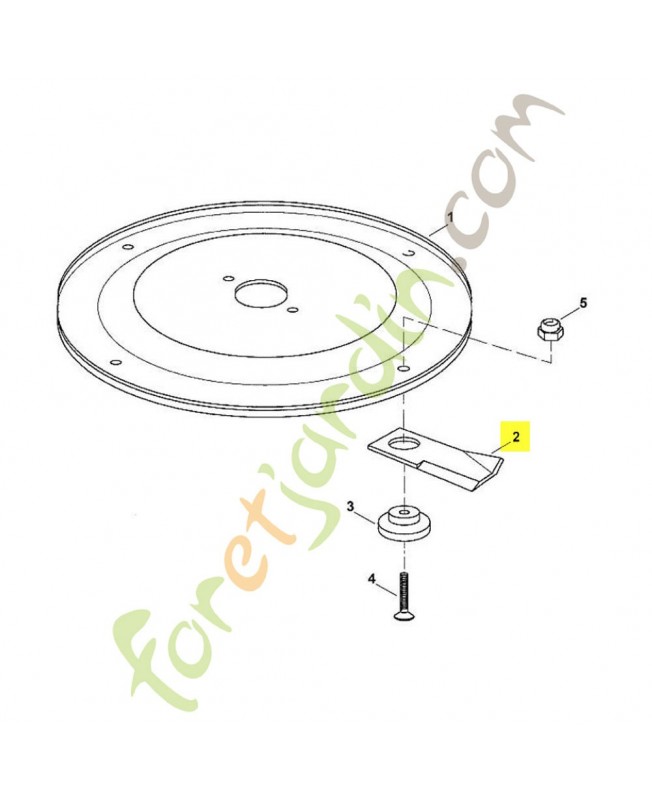 Couteau mb3r. Pièce de rechange Vicking référence 6909-702-3200 Couteau mb3r. Pièce de rechange Vicking référence 6909-702-3200