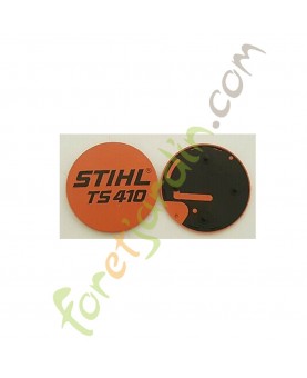 Plaque matricule ts 410 4238-967-1500. Pièce de rechange Sithl 