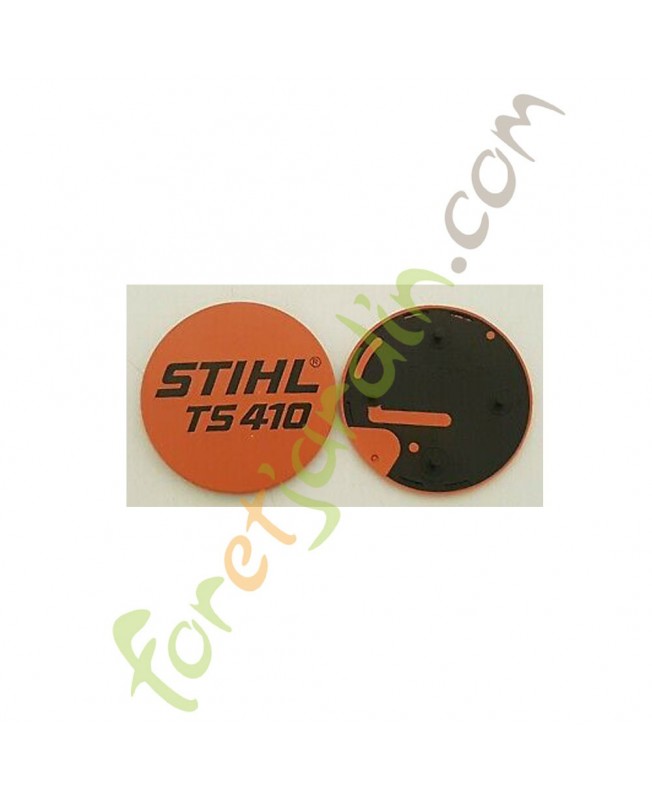 Plaque matricule ts 410 4238-967-1500. Pièce de rechange Sithl 