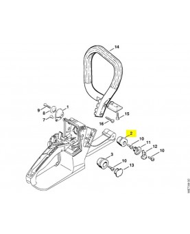 Butoir annulaire 1121-790-9903. Pièce détachée Stihl