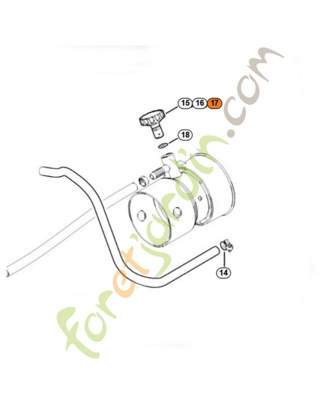 Robinet dosage u.l.v 4244-770-0202. Pièce de rechange Sithl / Vicking Robinet dosage u.l.v 4244-770-0202. Pièce de rechange Sithl / Vicking