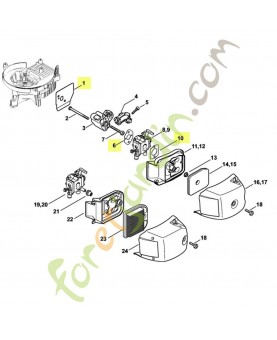 Jeu de joints moteur 4237-007-1000. Pièce de rechange Sithl
