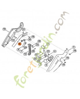 Coussinet 6375-162-3700. Pièce de rechange Sithl 
