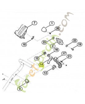 Levier d’arrêt 6364-162-9200. Pièce détachée Stihl / Vicking