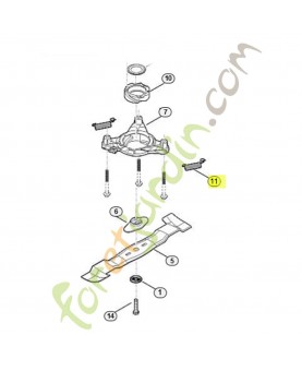 Ressort de tension 6364-162-7900. Pièce détachée Stihl / Vicking