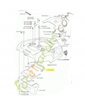 Interrupteur 535126702. Pièce de rechange Husqvarna