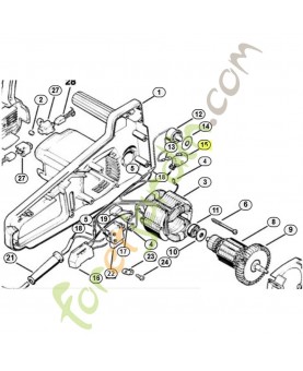 Interrupteur instantané 1206-435-0312 . Pièce de rechange Sithl / Vicking