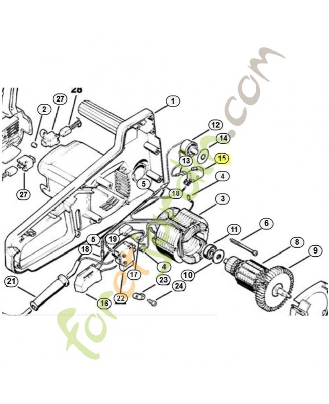 Interrupteur instantané 1206-435-0312 . Pièce de rechange Sithl / Vicking