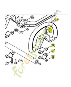 Poignée circulaire 4180-790-3406. Pièce de rechange Sithl