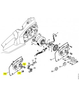 Repères 12-14-15 Plaque
