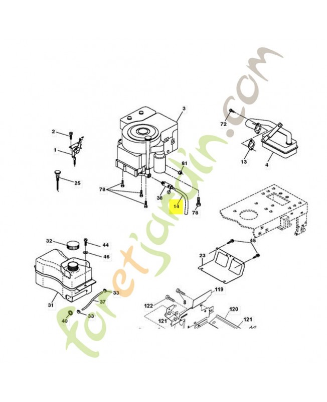Tube de vidange fonctionnel