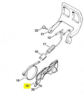Couvercle 1121-021-1102. Pièce détachée Stihl