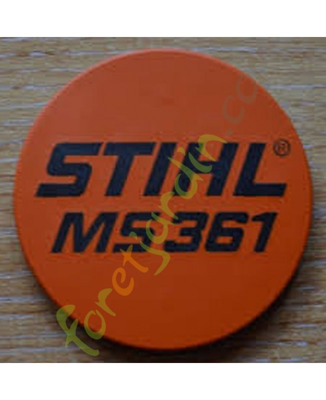 Plaque matricule ms 361 référence 1135-967-1500 Plaque matricule ms 361 référence 1135-967-1500