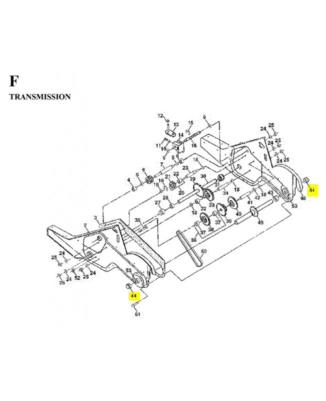 Joint/coupelle metal. Husqvarna ref. 532155236