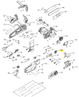 Vis de réglage 575346501. Pièce de rechange Husqvarna