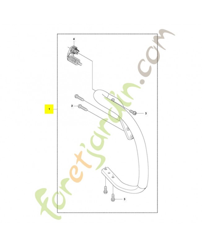 poignée avant compléte