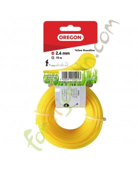Fil nylon pour débroussailleuse 2.4 mm x 15 m OREGON