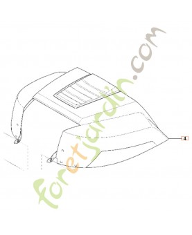 Capot du moteur complet