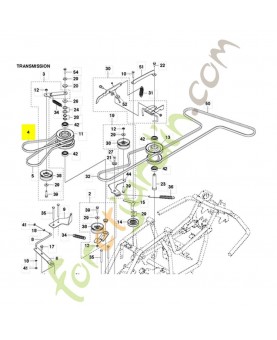 courroie Husqvarna ref. 589563101