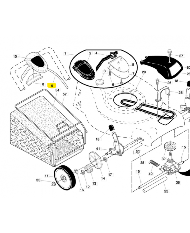 Cable de controle 532197195. Pièce de rechange Husqvarna Cable de controle 532197195. Pièce de rechange Husqvarna