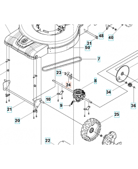 Arrêt 588276501. Pièce détachée Husqvarna