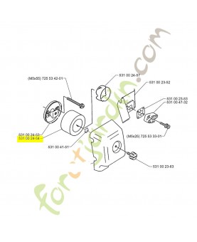 Filtre a air Husqvarna ref. 531002454