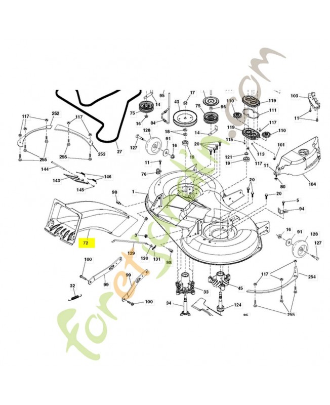 Chute 97/107 cm tex crd gen ii