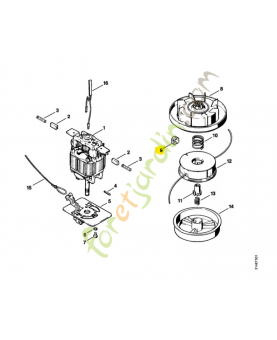 Douille stihl réf: 4002-713-8310 - Pièce de détachée Sithl / Vicking