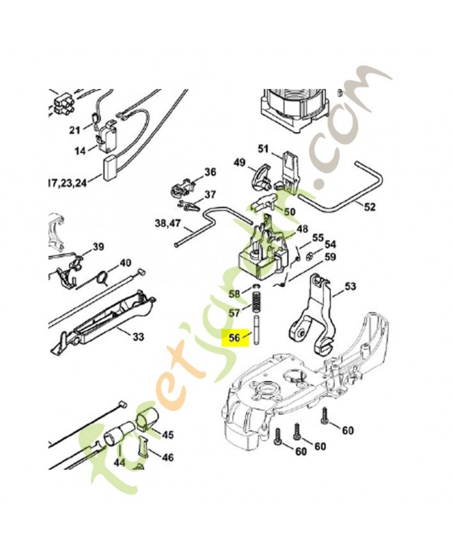 Cheville Stihl réf. 6460-642-3400