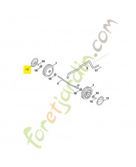 Chapeau de roue 6340-704-0301. Pièce détachée Stihl / Vicking