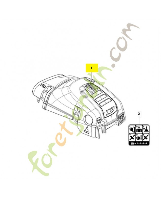 Capot de cylindre complet husqvarna