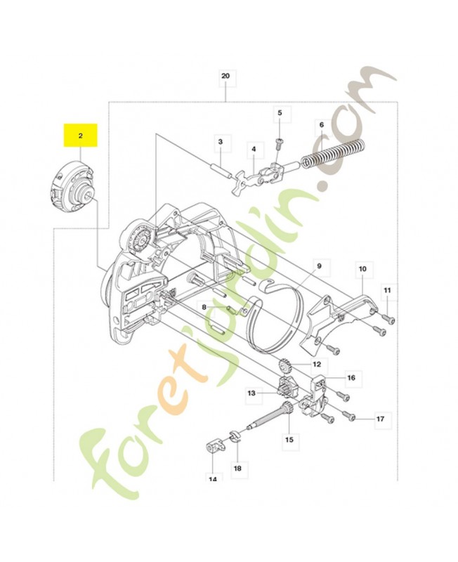 Bouton 579107301 stihl
