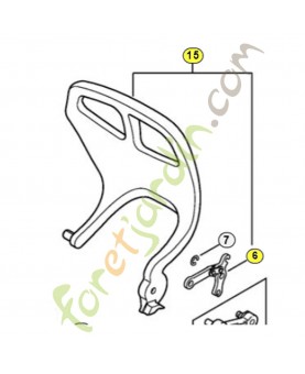 Protège-main 1146-790-9100. Pièce détachée Stihl / Vicking