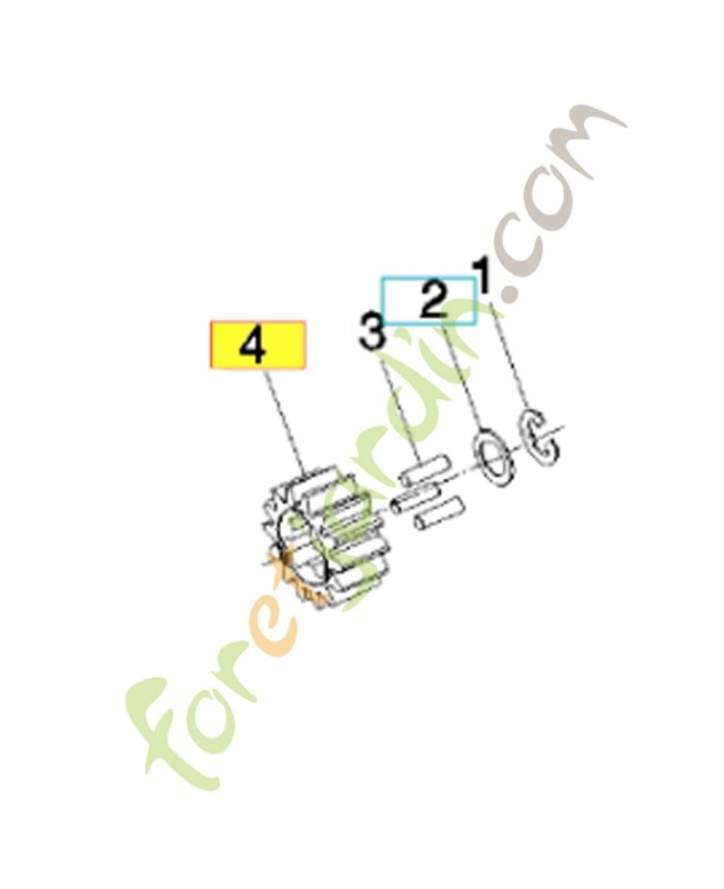 Pignon de traction c.droit