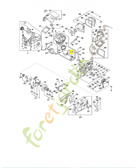 Cage a aiguilles 9512-003-3146. Pièce détachée Stihl