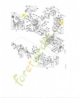 Joint de cylindre 1147-029-2300. Pièce détachée Stihl 