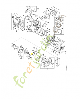 Tole de protection Stihl Ref : 1122-664-2200