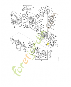 Piston de pompe 1142-647-0600. Pièce détachée Stihl 