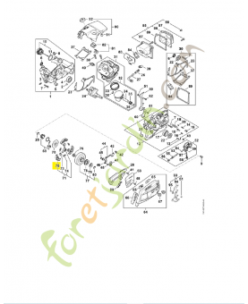 Masselotte 1147-162-0801. Pièce détachée Stihl 