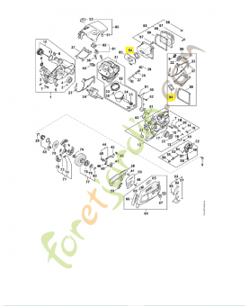 Joint de silencieux 1147-149-0600. Pièce détachée Stihl 