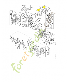 Vis cylindrique is-m5x20 9022-399-1020. Pièce détachée Stihl 