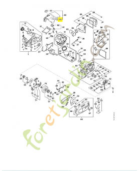 Capuchon 1147-084-7100. Pièce détachée Stihl 