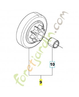 CLOCHE EMBRAYAGE COMPLET