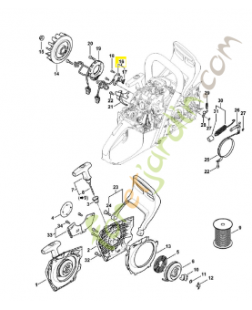 Capteur 1147-400-5801. Pièce détachée Stihl 