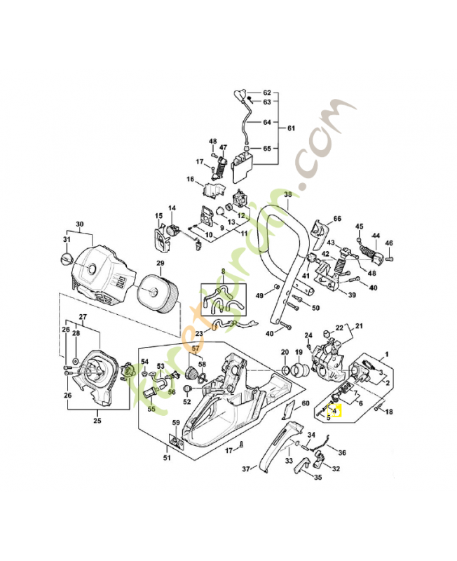 Tôle de contact 1147-431-7002. Pièce détachée Stihl 