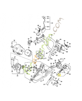 Vis cylindrique is p3x16 9074-477-2311. Pièce détachée Stihl 