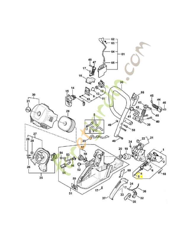 Vis cylindrique is p3x16 9074-477-2311. Pièce détachée Stihl 
